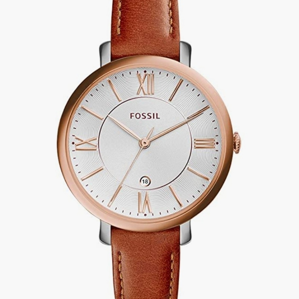 Women's Fossil Jacqueline Leather Watch
